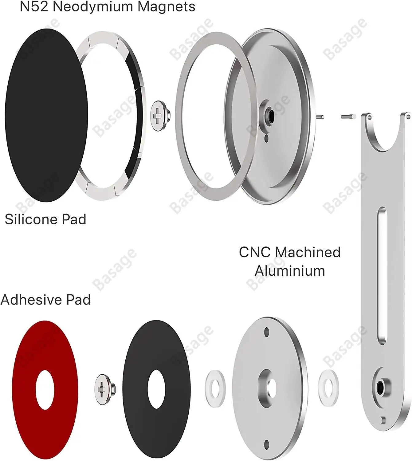 FlexMag 180° Swivel iPhone Mount